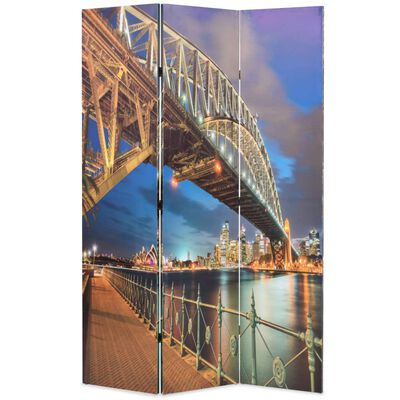 vidaXL Sydney-i Kikötőhíd mintás paraván 120 x 170 cm