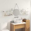 vidaXL Lebegő polc Falra szerelhető 4 pcs Feh&eacute;r 80 x 18 x 2,5 cm Ac&eacute;l