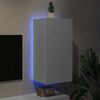 vidaXL fehér falra szerelhető TV-szekrény LED-lámpákkal 40,5x35x80 cm