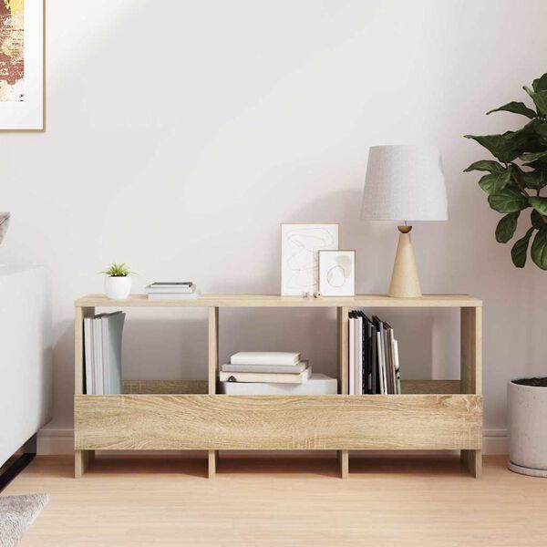 vidaXL Magazin &aacute;llv&aacute;ny Sonoma t&ouml;lgy 102 x 30 x 45 cm