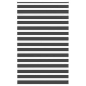 vidaXL zebraf&uuml;gg&ouml;nnyel fekete sz&ouml;vetsz&eacute;less&eacute;g 145,9 cm poli&eacute;szter