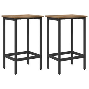 vidaXL B&aacute;rsz&eacute;k 2 db K&eacute;zműves T&ouml;lgy 40 x 32 x 64 cm Szerelt Fa