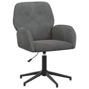 vidaXL forgathat&oacute; &iacute;r&oacute;asztali sz&eacute;k 54 x 55 x 90 cm S&ouml;t&eacute;tsz&uuml;rke B&aacute;rsony