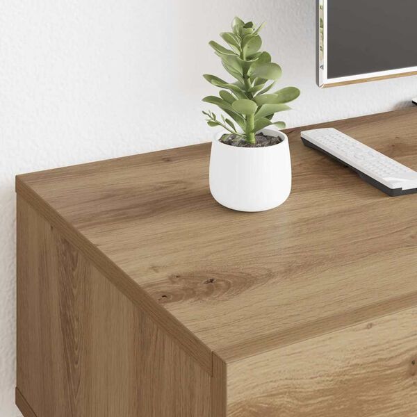 vidaXL TV szekr&eacute;ny fi&oacute;kkal Artisan t&ouml;lgy 150 x 36 x 30 cm Faanyag