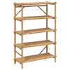 vidaXL 5 szintes bambusz polc 100 x 40 x 150 cm