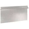 vidaXL Csiga ker&iacute;t&eacute;s 16 db 50 x 3,5 x 25 cm Rozsdamentes Ac&eacute;l Ez&uuml;st