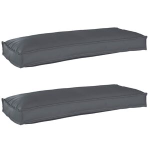 vidaXL Raklap p&aacute;rna k&eacute;szlet 2 pcs Antracit 100 x 40 x 8 cm