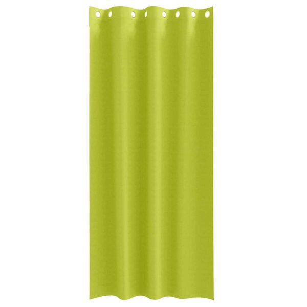 vidaXL Fekete Függöny Gyűrűkkel 2 pcs Zöld 245 x 140 cm Poliészter