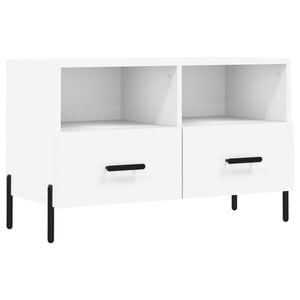 vidaXL feh&eacute;r szerelt fa TV-szekr&eacute;ny 80 x 36 x 50 cm