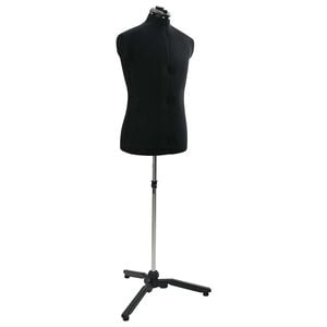 vidaXL &Aacute;ll&iacute;that&oacute; f&eacute;rfi dress form Fekete 37,5-45,5 inch sz&ouml;vet