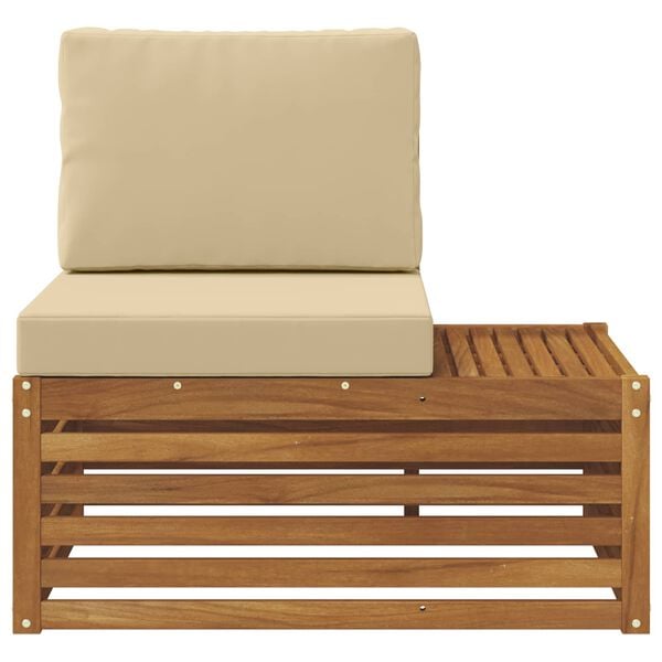 vidaXL K&uuml;lt&eacute;ri v&eacute;gkanap&eacute; Term&eacute;szetes 91 x 63 x 73 cm T&ouml;m&ouml;r Ak&aacute;cfa