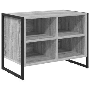 vidaXL Cipőszekr&eacute;ny 60 x 35 x 44 cm Szerelt Fa Sz&uuml;rke Sonoma