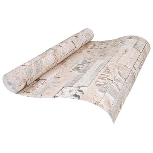 vidaXL 3D Kő Tap&eacute;ta B&eacute;zs 10 x 0,53 m Nem Szőtt Sz&ouml;vet