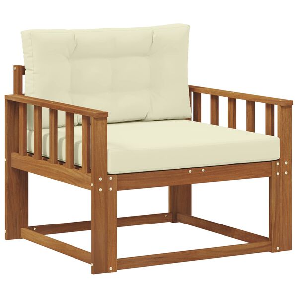 vidaXL K&uuml;lt&eacute;ri k&ouml;z&eacute;pső kanap&eacute; T&ouml;m&ouml;r Ak&aacute;cfa Term&eacute;szetes