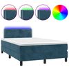 vidaXL s&ouml;t&eacute;tk&eacute;k b&aacute;rsony rug&oacute;s &eacute;s LED-es &aacute;gy matraccal 120x200 cm