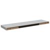 vidaXL 4 db betonsz&uuml;rke MDF lebegő fali polc 90 x 23,5 x 3,8 cm