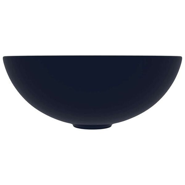 vidaXL kerek matt s&ouml;t&eacute;tk&eacute;k ker&aacute;mia mosd&oacute;kagyl&oacute;