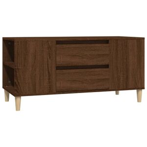 vidaXL barna t&ouml;lgy sz&iacute;nű szerelt fa TV-szekr&eacute;ny 102x44,5x50 cm