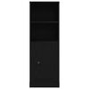 vidaXL Highboard Fekete tölgy 36 x 35,5 x 103,5 cm Faanyag