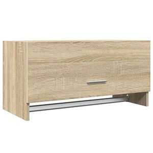 vidaXL sonoma t&ouml;lgy sz&iacute;nű szerelt fa ruh&aacute;sszekr&eacute;ny 70 x 32,5 x 35 cm