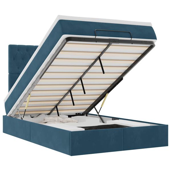 vidaXL Ottom&aacute;n &aacute;gykeret matracokkal s&ouml;t&eacute;tk&eacute;k 120x200cm b&aacute;rsony