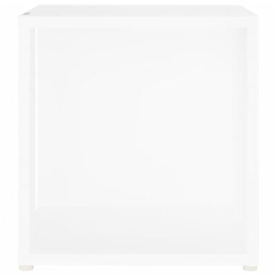 vidaXL fehér forgácslap kisasztal 33 x 33 x 34,5 cm