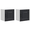 vidaXL Mosogat&oacute;g&eacute;p panel Kalmar 2 pcs Fekete Szerelt Fa