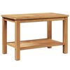 vidaXL Doh&aacute;nyz&oacute;asztal t&aacute;rol&oacute;val Barna 70 x 40 x 45 cm T&ouml;m&ouml;r Teakfa
