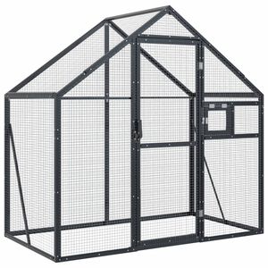 vidaXL antracitsz&uuml;rke alum&iacute;nium mad&aacute;rh&aacute;z 179x100x185 cm