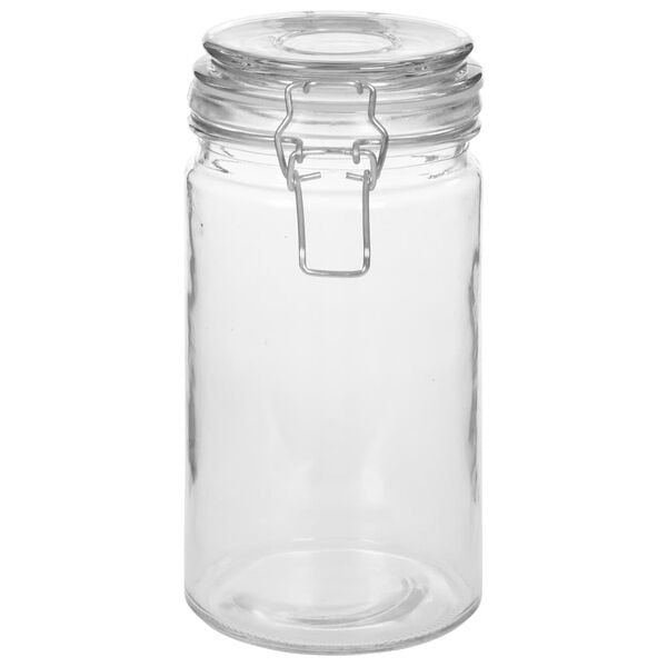 vidaXL 6 db csatos t&aacute;rol&oacute;ed&eacute;ny 1000 ml