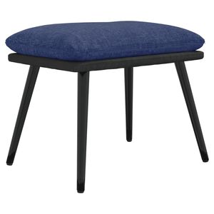 vidaXL k&eacute;k sz&ouml;vet &eacute;s műbőr l&aacute;bzs&aacute;moly 45x29,5x35 cm