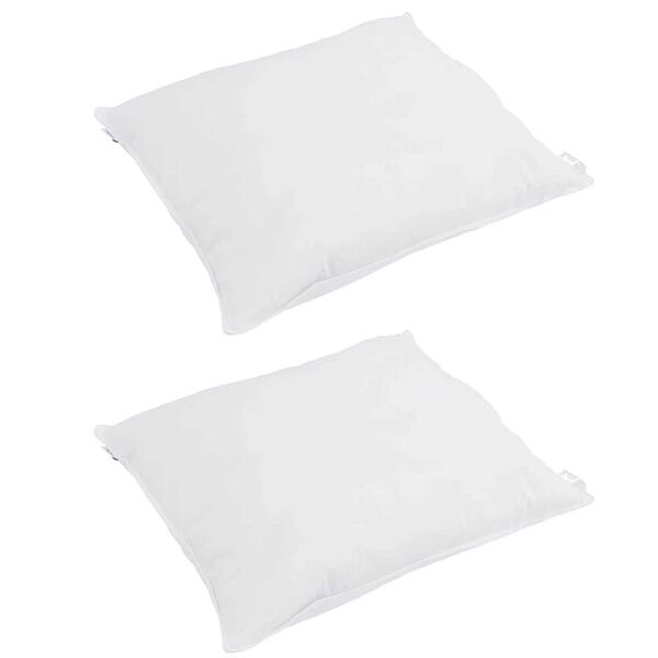 vidaXL P&aacute;rna p&aacute;rn&aacute;val 2 pcs Feh&eacute;r 65 x 65 cm Toll