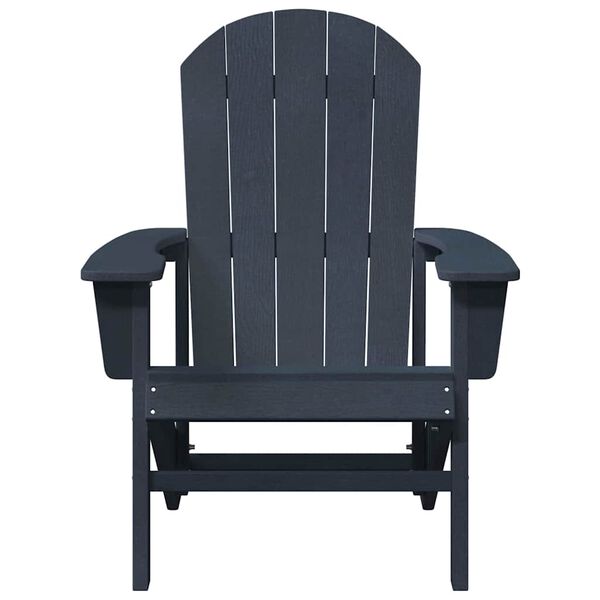 vidaXL Adirondack szék Tengerészkék 74 x 82 x 92cm HDPE