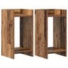 vidaXL N&ouml;v&eacute;ny&aacute;llv&aacute;ny 2 pcs &Ouml;reg fa 30 x 30 x 60 cm M&eacute;rn&ouml;ki fa