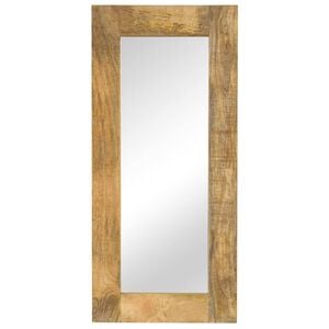 vidaXL t&ouml;m&ouml;r mang&oacute;fa keretű t&uuml;k&ouml;r 50 x 110 cm