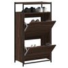 vidaXL barna t&ouml;lgysz&iacute;nű szerelt fa cipősszekr&eacute;ny 60x34x112 cm