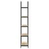 vidaXL K&ouml;nyvespolc Sonoma t&ouml;lgy 80 x 30 x 183 cm Faanyag