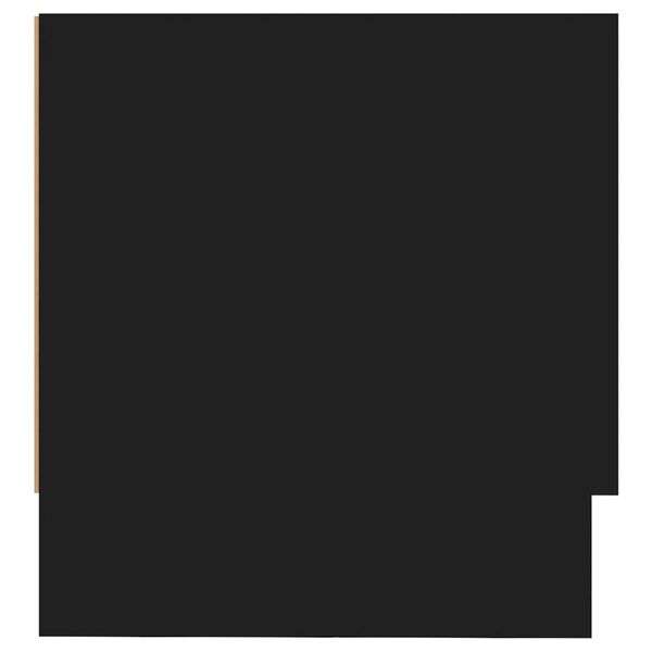 vidaXL fekete szerelt fa ruh&aacute;sszekr&eacute;ny 100 x 32,5 x 35 cm