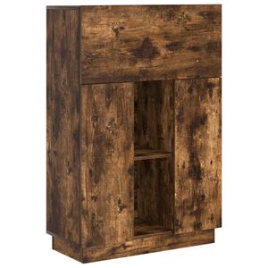 vidaXL Asztal F&uuml;st&ouml;lt t&ouml;lgy 71.5 x 31.5 x 106.5 cm Szerelt Fa