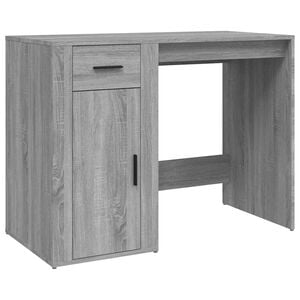 vidaXL sz&uuml;rke sonoma sz&iacute;nű szerelt fa &iacute;r&oacute;asztal 100x49x75 cm