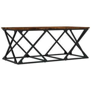 vidaXL f&uuml;st&ouml;s t&ouml;lgy sz&iacute;nű szerelt fa doh&aacute;nyz&oacute;asztal 100 x 49 x 40 cm