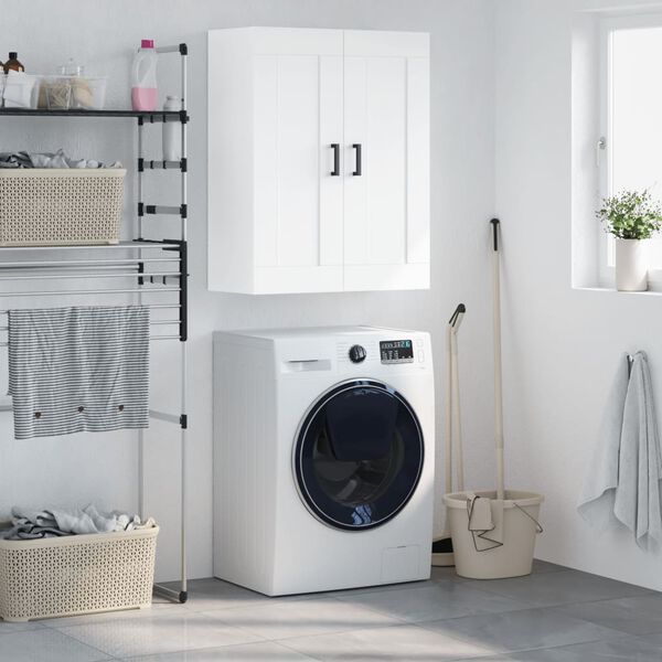 vidaXL feh&eacute;r szerelt fa fali szekr&eacute;ny 69,5 x 34 x 90 cm