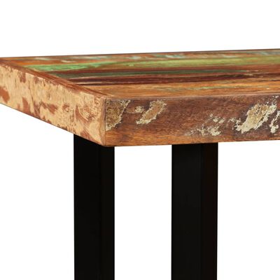 vidaXL tömör újrahasznosított fa bárasztal 120 x 60 x 107 cm