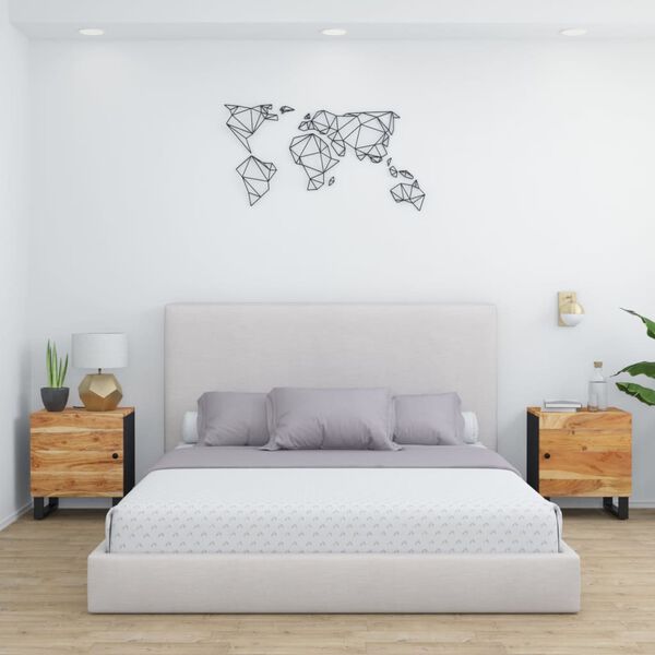 vidaXL 2 db t&ouml;m&ouml;r ak&aacute;cfa &eacute;jjeliszekr&eacute;ny 40 x 33 x 46 cm