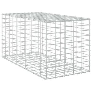 vidaXL Gabion 3,5 mm dr&oacute;ttal &eacute;s 5x10 cm-es h&aacute;l&oacute;val 50x100x50 cm
