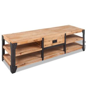 vidaXL t&ouml;m&ouml;r ak&aacute;cfa TV-&aacute;llv&aacute;ny 140 x 40 x 45 cm