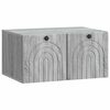 vidaXL Fali TV szekr&eacute;ny Sz&uuml;rke Sonoma 59,5 x 41 x 30 cm Szerelt Fa
