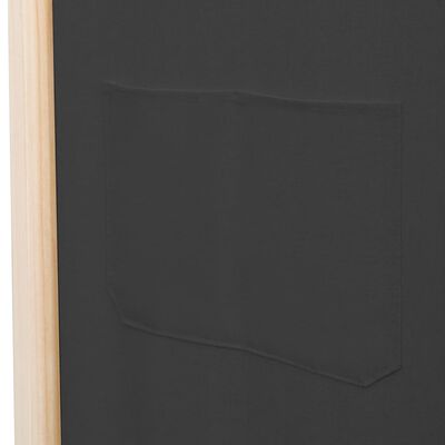 vidaXL szürke 6-paneles szövetparaván 240 x 170 x 4 cm