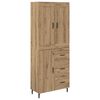 vidaXL Magasfi&uacute; 2 db Artisan t&ouml;lgy 69,5 x 34 x 180 cm Szerelt Fa