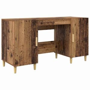 vidaXL Asztal &Ouml;reg fa Szerelt Fa 140 x 50 x 75 cm